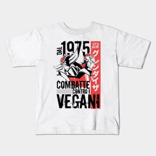 046b Goldrake Contro Vegani Kids T-Shirt